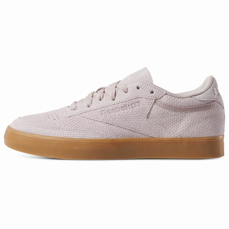 Reebok Club C Tenisky Damske - Svetlo Nachový TI1144WU